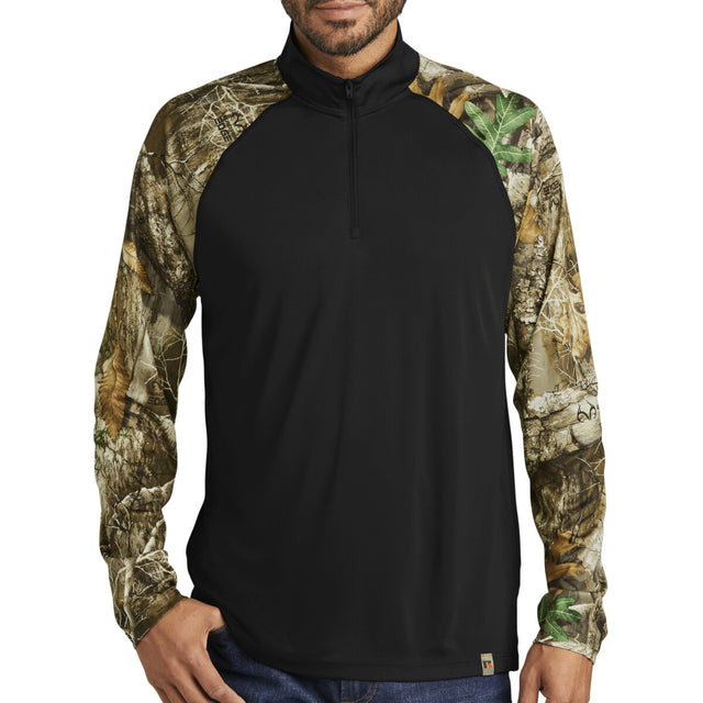 Russell Outdoors RU152 - Realtree ® Colorblock Performance 1/4 Zip