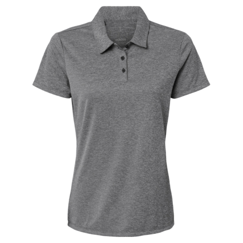Adidas A583 - Women's Heathered Polo - Black Melange