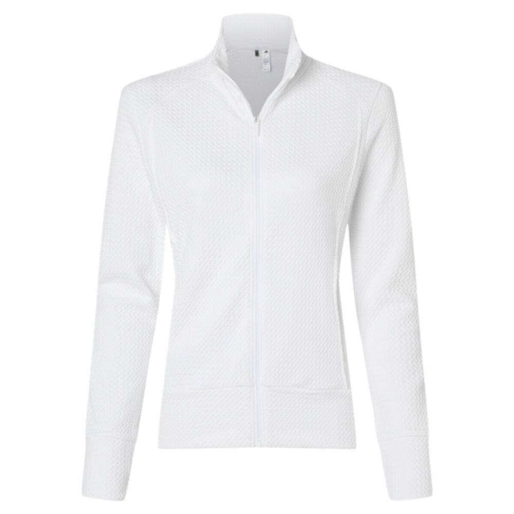 Adidas A1007 - Women's Ultimate365 Textured Full-Zip Jacket - White