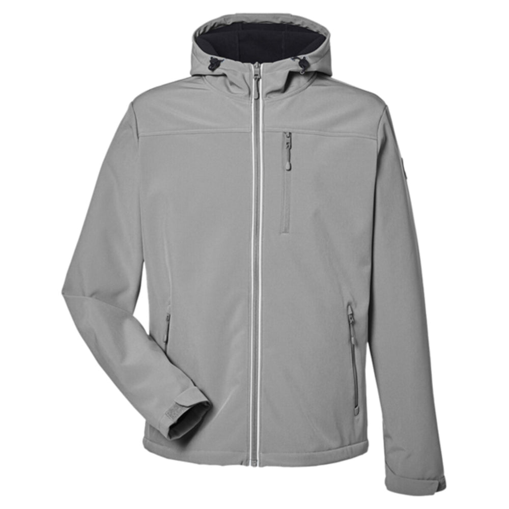 Nautica N17789 - Men's Wavestorm Hooded Soft Shell Jacket - Graphite