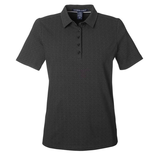 Devon & Jones DG101W - Women's Crownlux Performance® Geo Polo