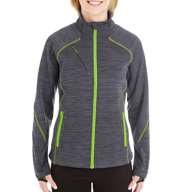 North End 78697 - Women's Flux Mélange Bonded Fleece Jacket
