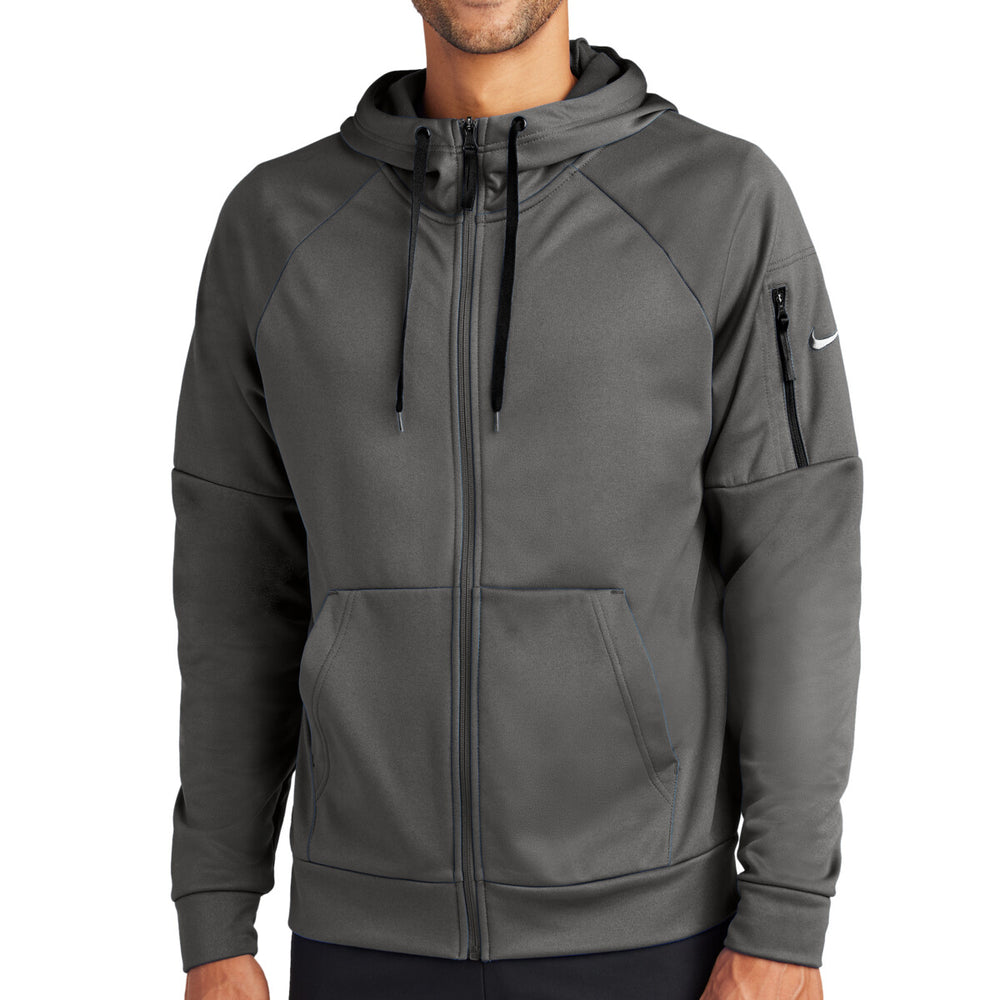 Nike NKFD9859 - Therma FIT Pocket Full Zip Fleece Hoodie - Anthracite
