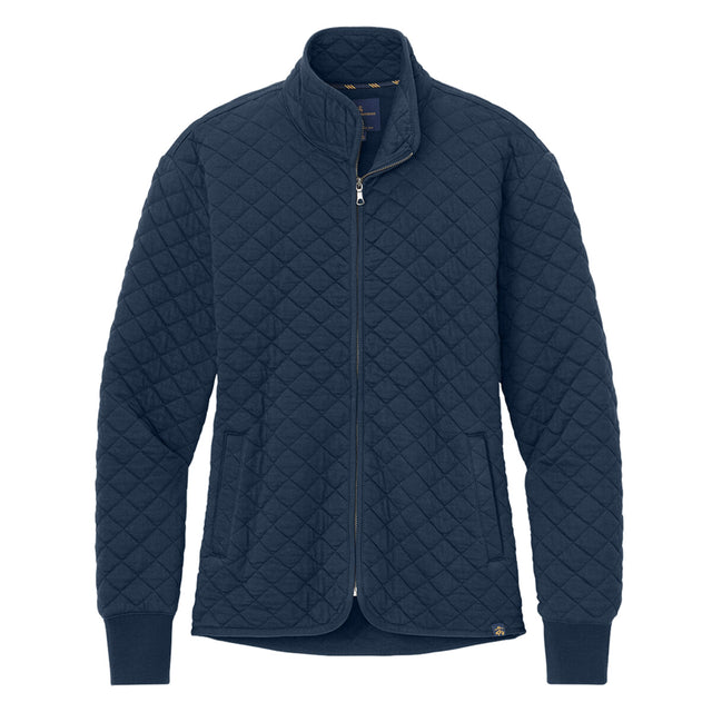 Brooks Brothers BB18213 - Women's Diamond Quilt Full Zip