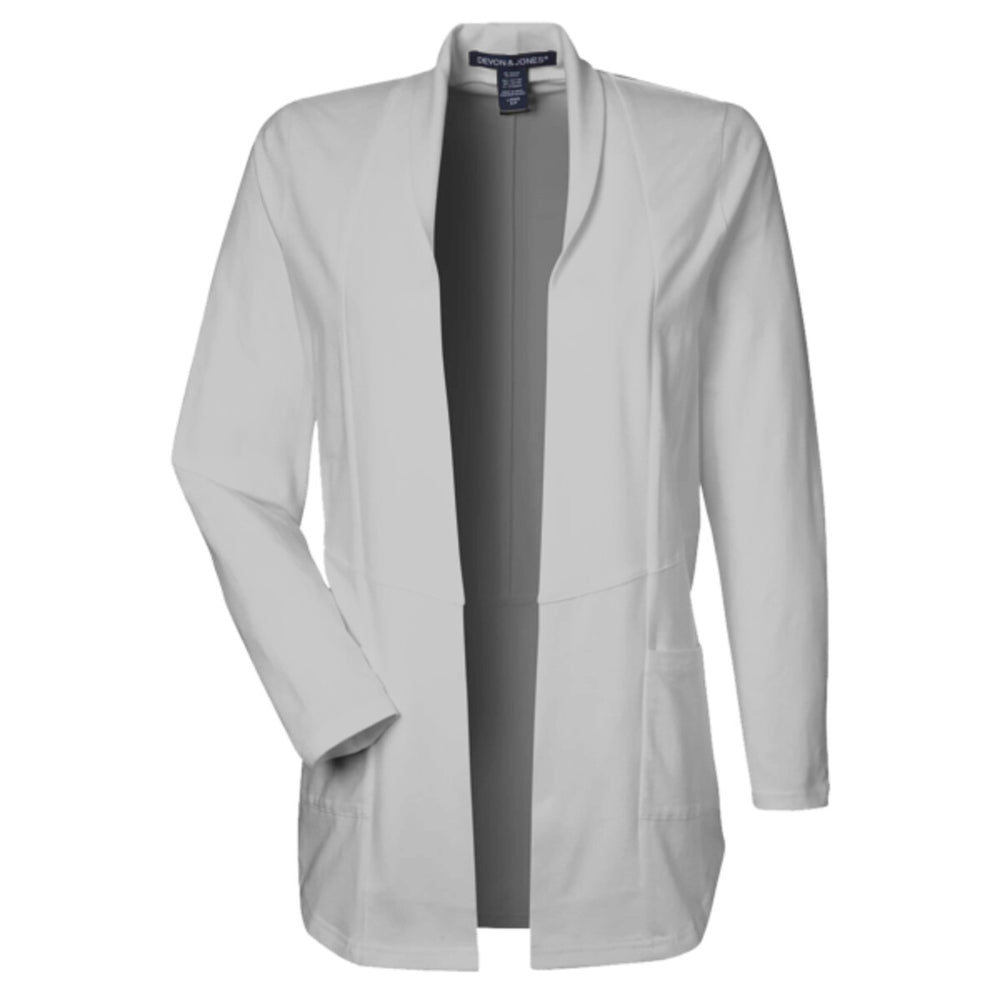 Devon & Jones DP125W - Women's Raleigh Stretch Cardigan - Grey