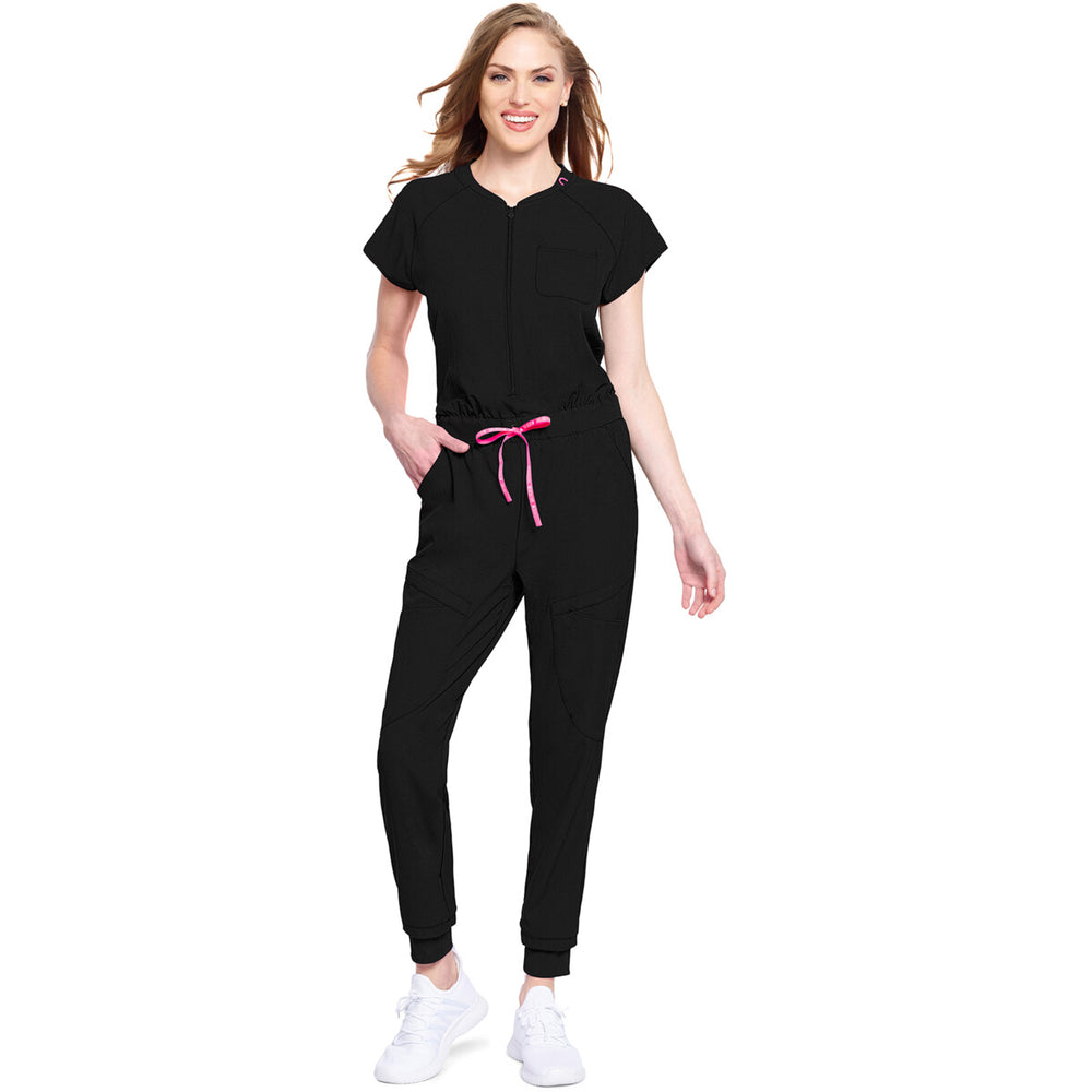 Dickies Medical MC502 - Zip Front Jumpsuit - Black