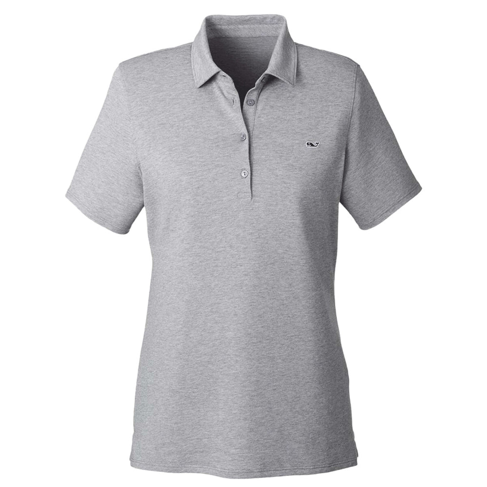 vineyard vines G001189 - Women's Edgartown Pique Polo - Barracuda