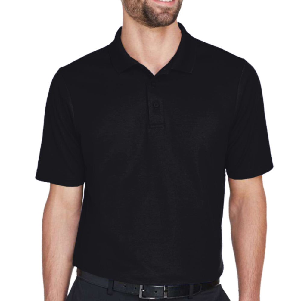 Devon & Jones DG20 - Men's CrownLux Performance® Plaited Polo - Black