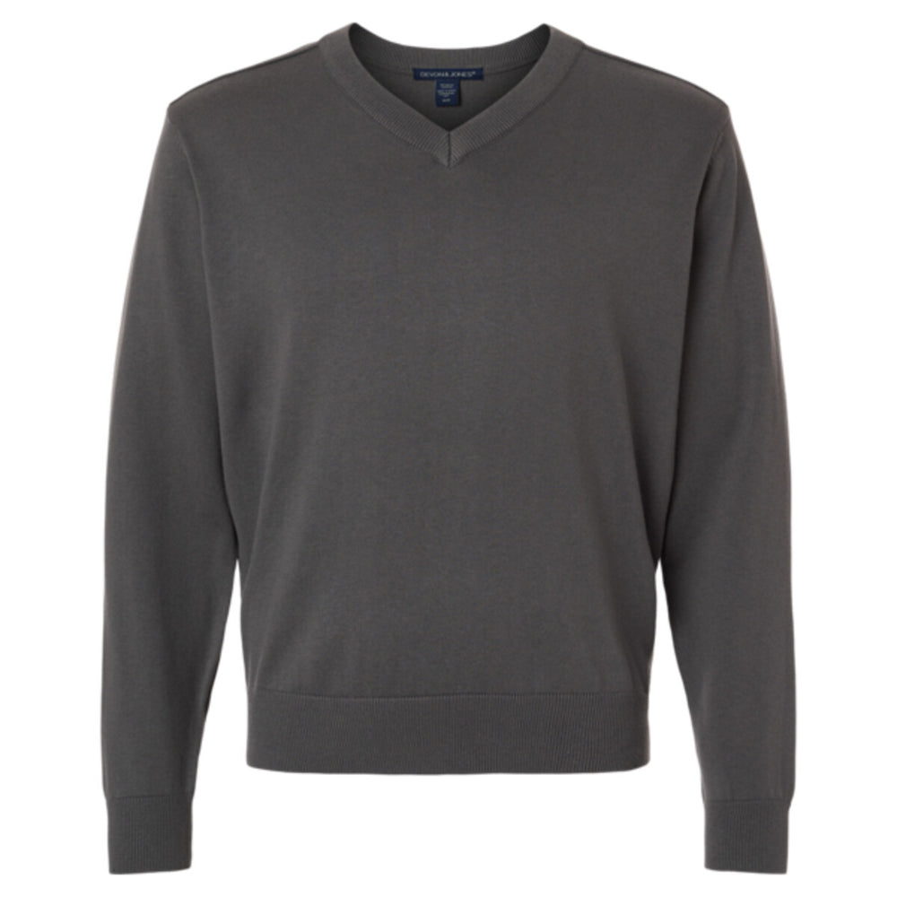 Devon & Jones DG445 - Men's New Classics V-Neck Sweater - Graphite