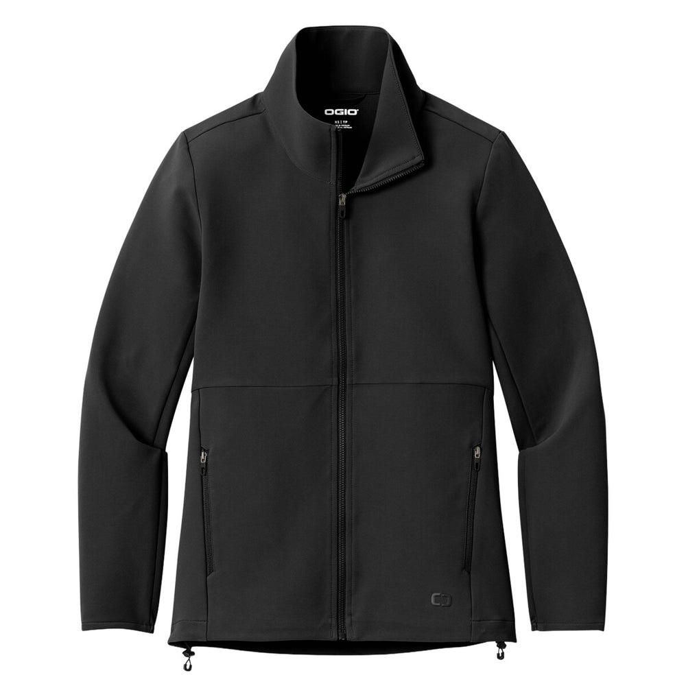 OGIO LOG740 - Women's Kinetic Soft Shell - Blacktop