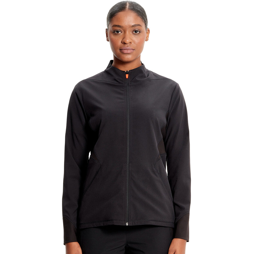 Infinity IN320A - Zip Front Jacket - Black