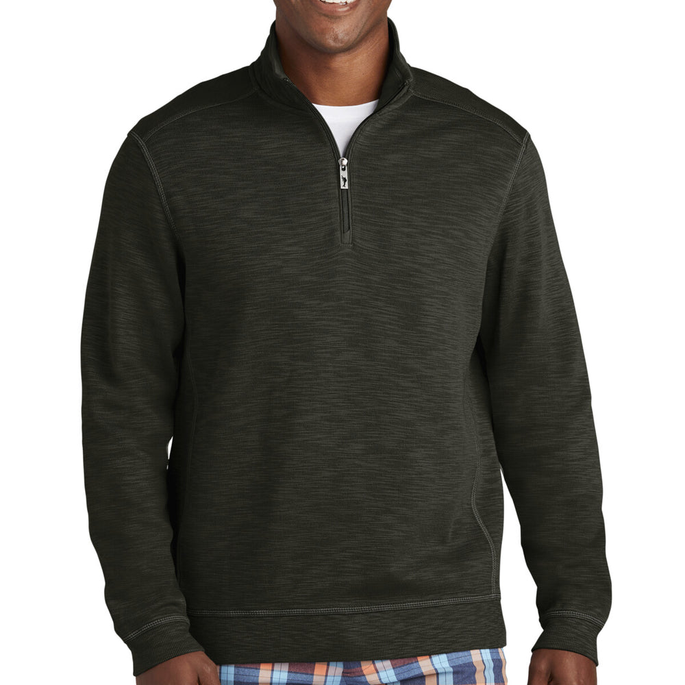 Tommy Bahama ST226342TB - Tobago Bay 1/2 Zip - Black