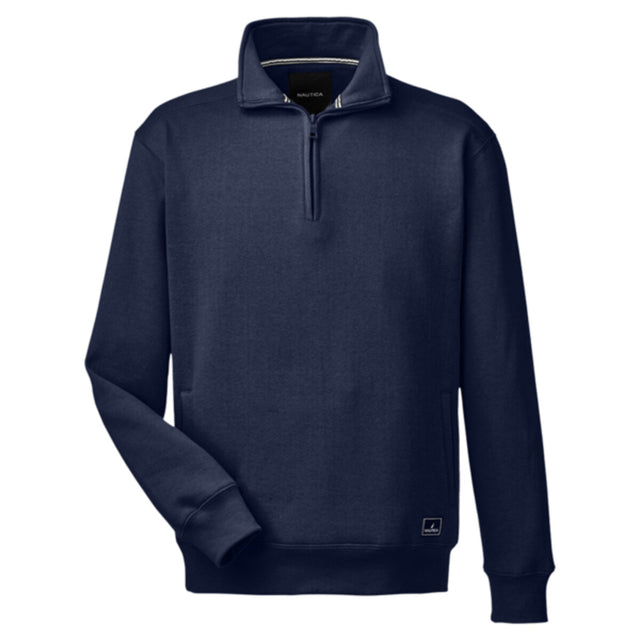 Nautica N17176 - Men's Anchor Fleece Quarter-Zip Pullover