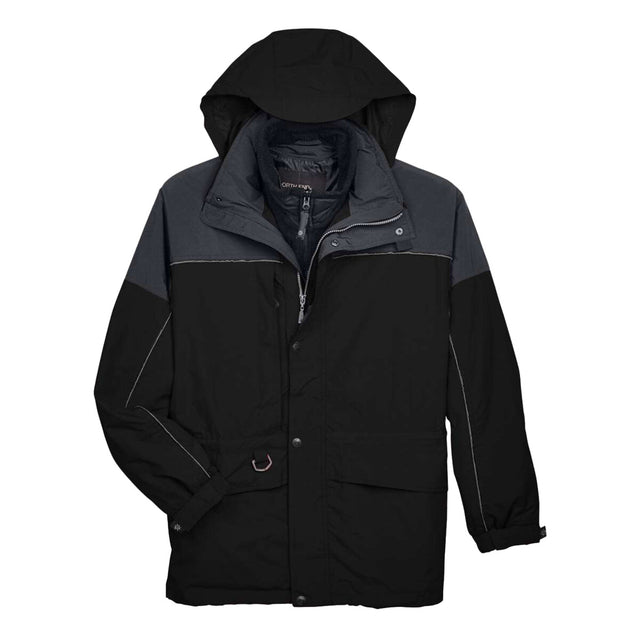 North End 88006 - Men's 3-in-1 Two-Tone Parka