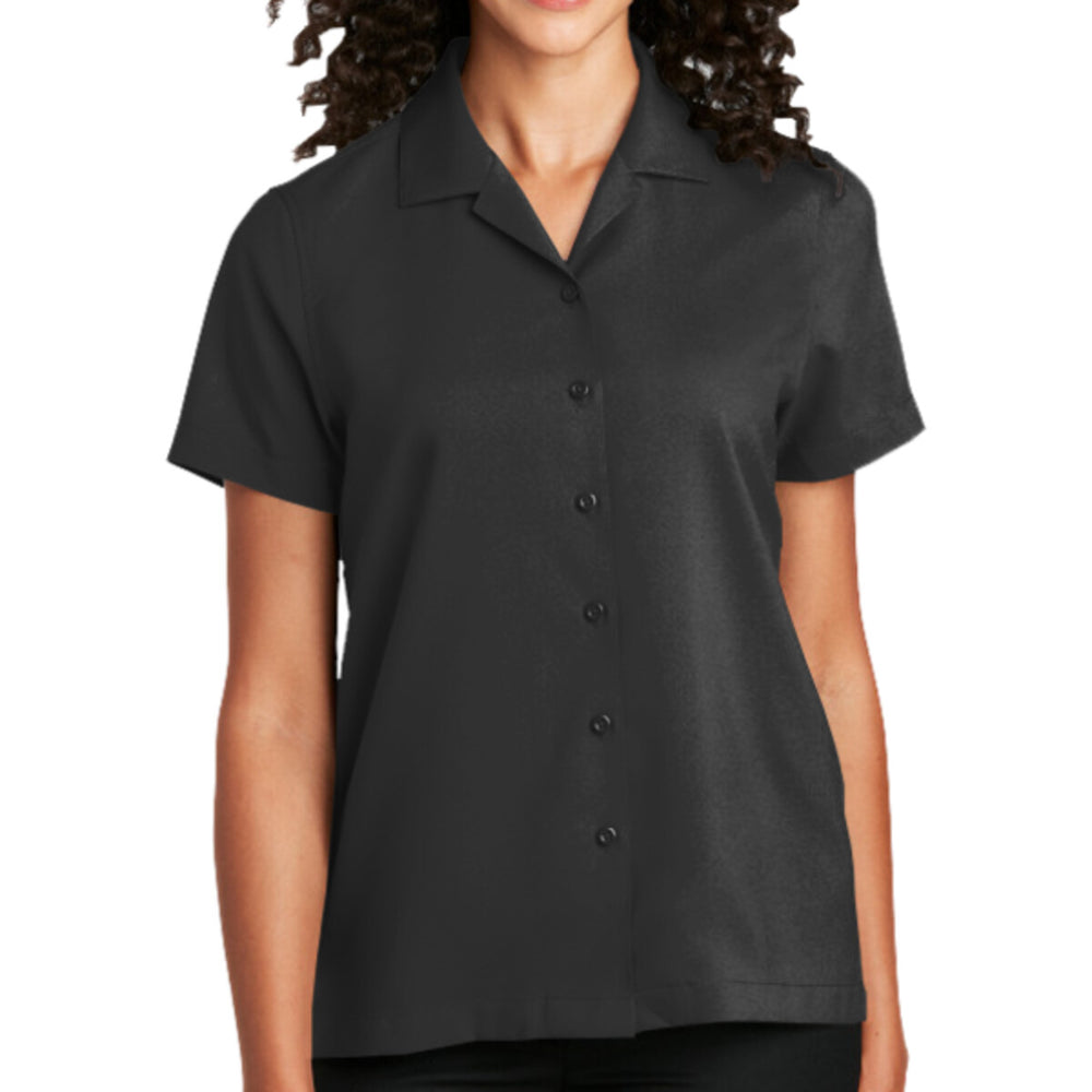 Port Authority LW400 - Women's Short Sleeve Performance Staff Shirt - Black