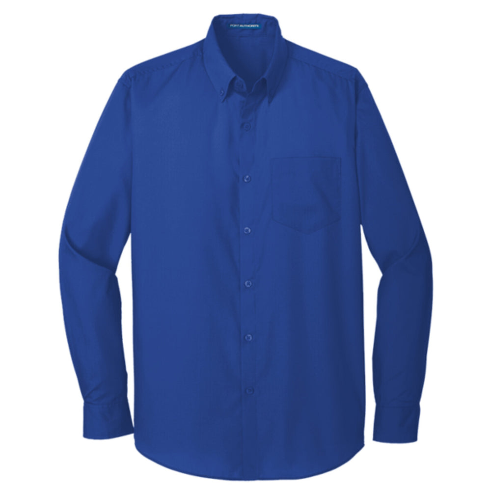 Port Authority TW100 - Tall Long Sleeve Carefree Poplin Shirt - True Royal