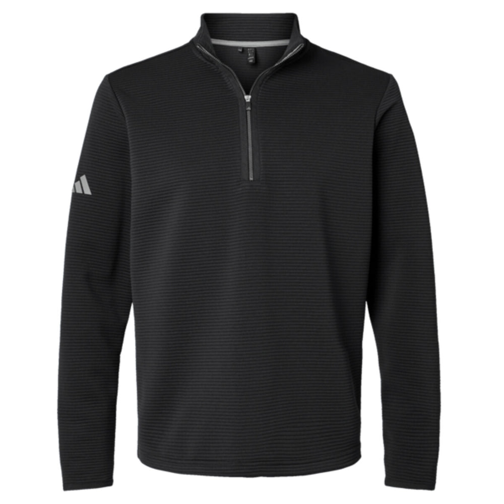 Adidas A588 - Men's Spacer Quarter-Zip Pullover - Black