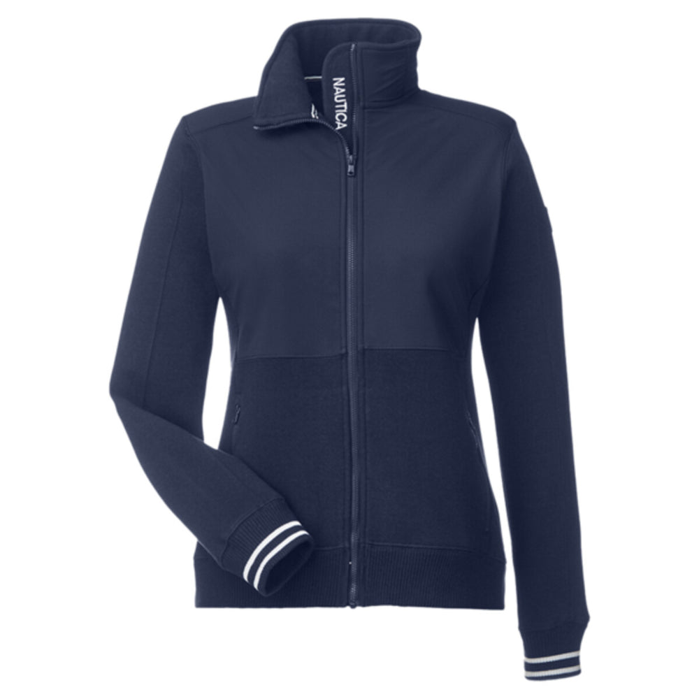 Nautica N17387 - Women's Navigator Fleece Full-Zip Jacket - Navy