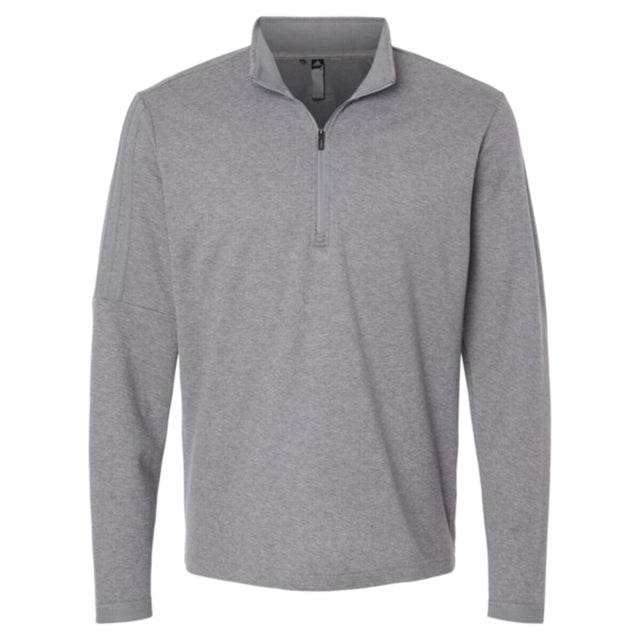 Adidas A554 - Men's 3-Stripes Quarter-Zip Sweater Pullover