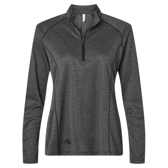 Adidas A594 - Women's Space Dyed Quarter-Zip Pullover