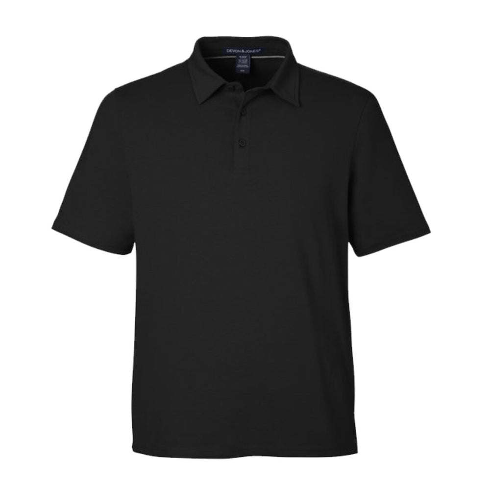 Devon & Jones DG120 - Men's Raleigh Stretch Polo - Black