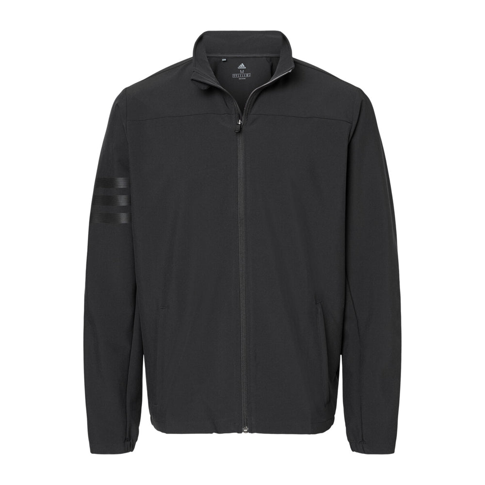 Adidas A267 - Men's Wind Resistant Full-Zip Jacket - Black
