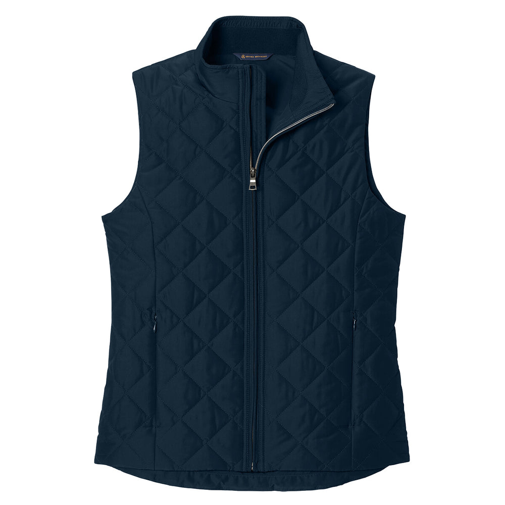 Brooks Brothers BB18603 - Women's Quilted Vest - Night Navy