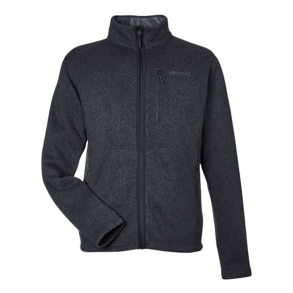Marmot M16223 - Men's Drop Line Fleece Jacket - Black Heather