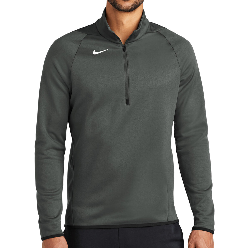 Nike CN9492 - Therma FIT 1/4 Zip Fleece - Team Anthracite