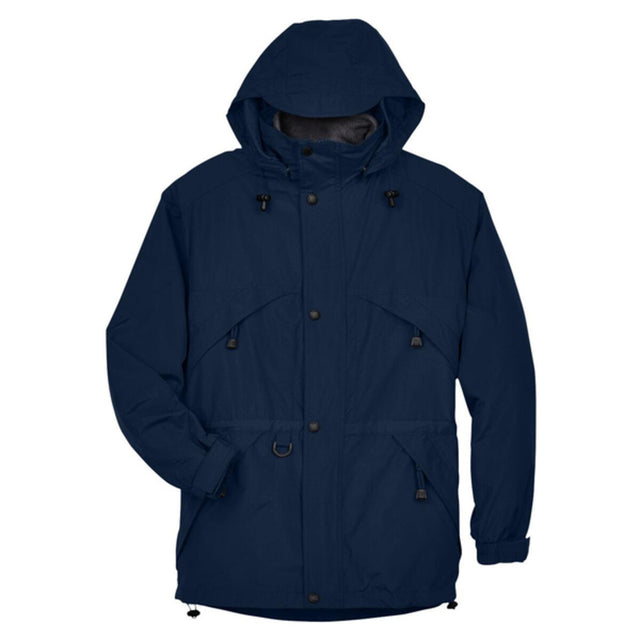 North End 88007 - Men's 3-in-1 Parka with Dobby Trim