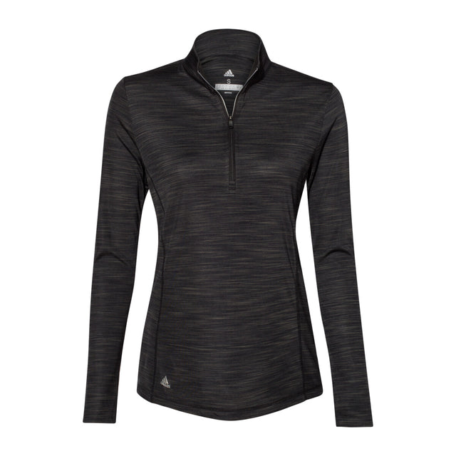 Adidas A476 - Women's Lightweight Mélange Quarter-Zip Pullover