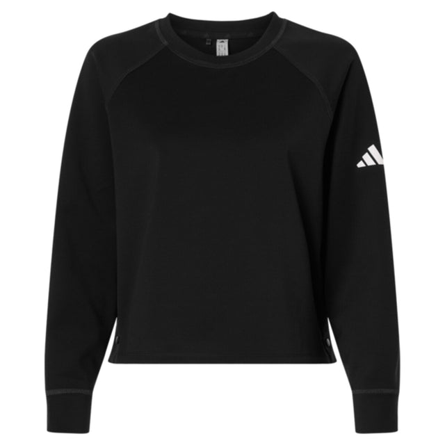 Adidas A1014 - Women's Beyond Side-Snap Crewneck Sweatshirt