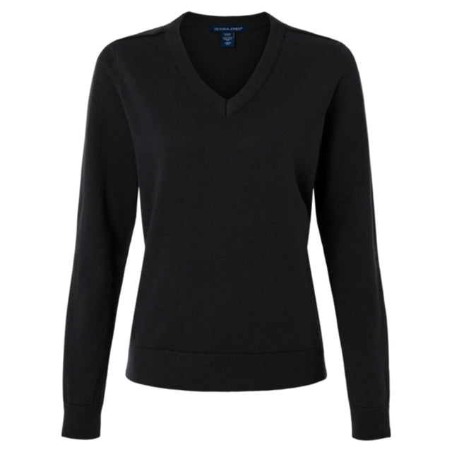 Devon & Jones DG445W - Women's New Classics V-Neck Sweater