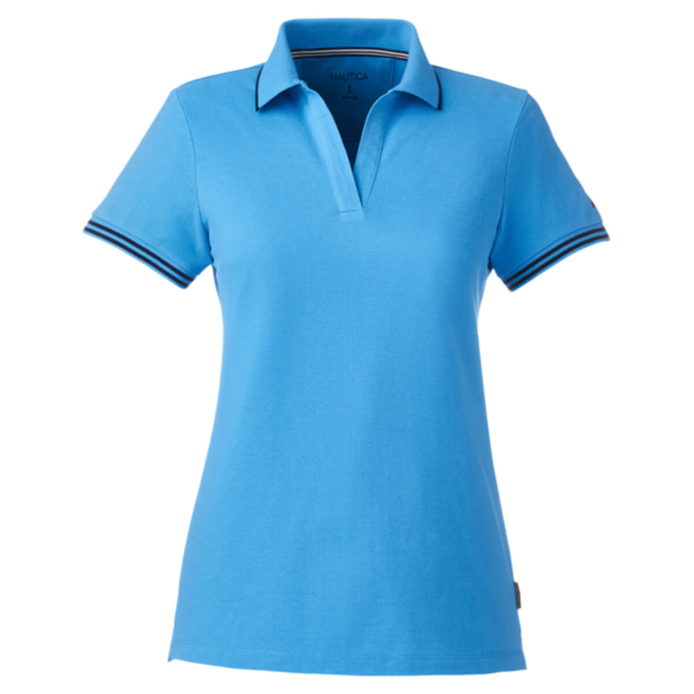 Nautica N17168 - Women's Deck Polo - Azure Blue