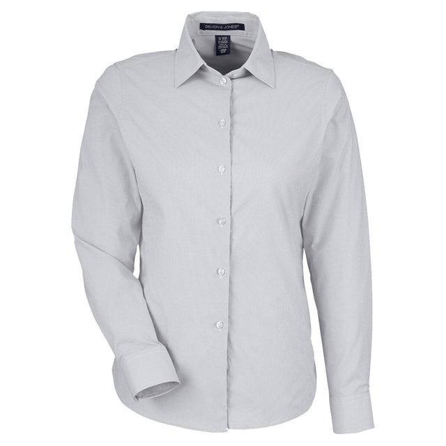 Devon & Jones DG537W - Women's CrownLux Performance® Microstripe Dress Shirt