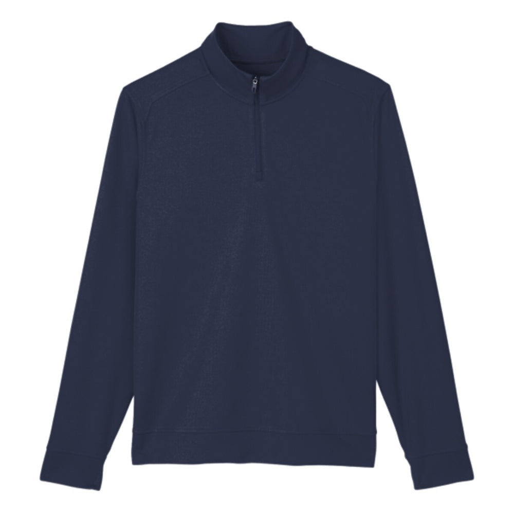 North End NE412 - Men's Express Tech Performance Pique Quarter-Zip Pullover - Black