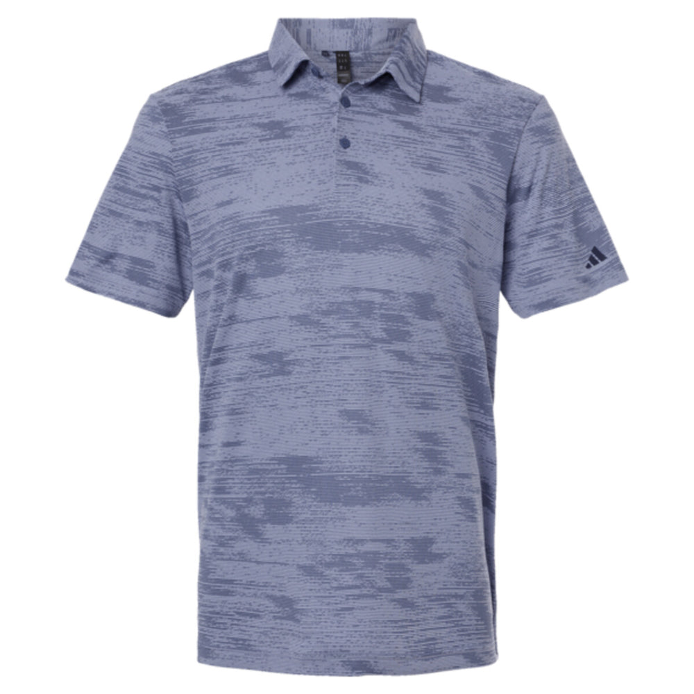 Adidas A2005 - Men's Ultimate365 Textured Stripe Polo - Blue Spark/Preloved Ink