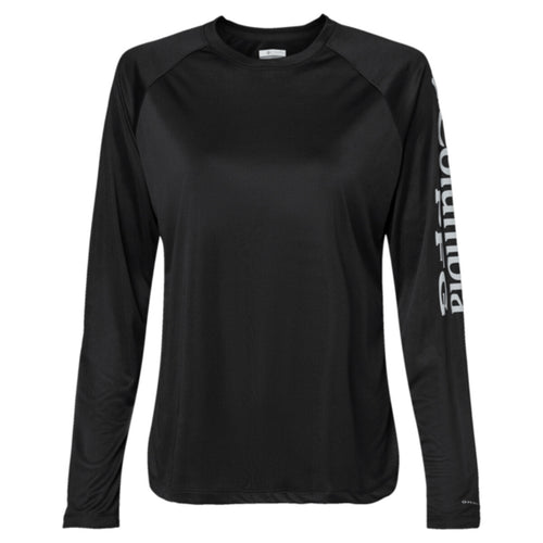 Columbia 212485 - Women's PFG Tidal Tee™ II Long Sleeve - Black/Cirrus Grey