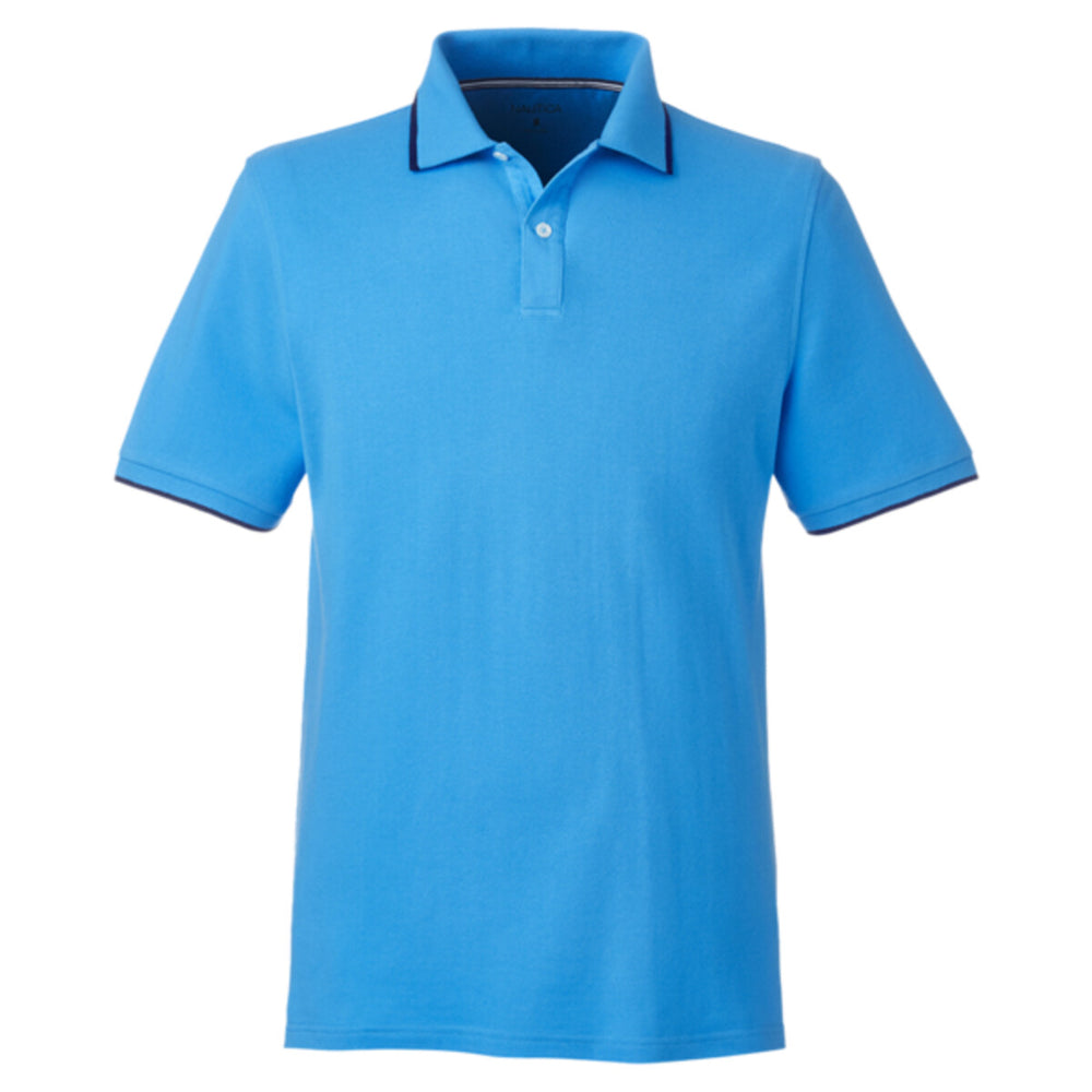 Nautica N17165 - Men's Deck Polo - Azure Blue