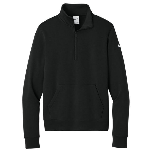 Nike NKDX6720 - Women's Club Fleece Sleeve Swoosh 1/2 Zip