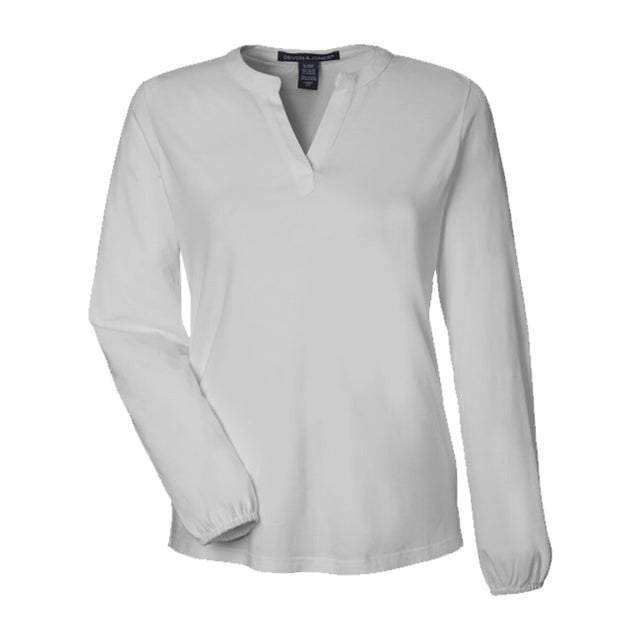 Devon & Jones DP122W - Women's Raleigh Half-Placket Knit Top