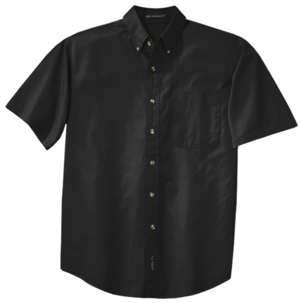 Port Authority S500T - Short Sleeve Twill Shirt - Black