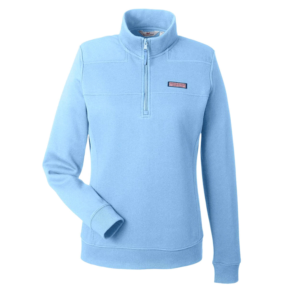vineyard vines K002795 - Women’s Collegiate Shep Quarter-Zip Sweatshirt - Jake Blue