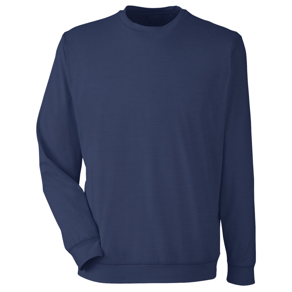 Puma Golf 535500 - Men's Cloudspun Crewneck Sweatshirt - Navy Blazer Heather