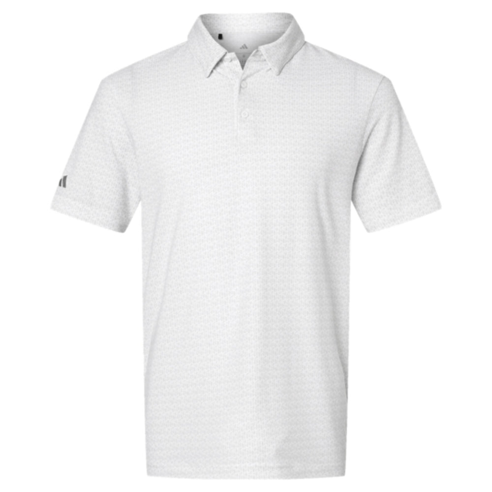 Adidas A702 - Men's Blended Printed Polo - White