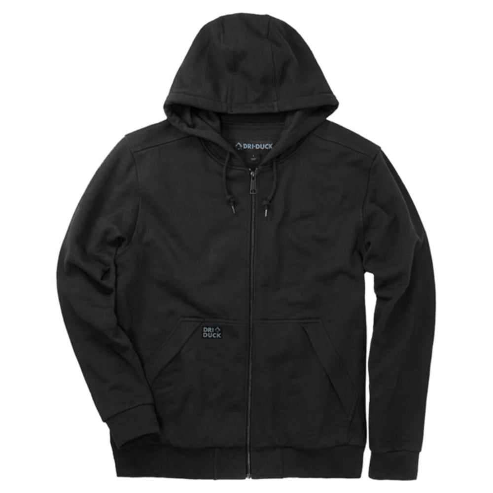DRI DUCK 7348 - Men's Mission Full-Zip Hooded Jacket - Black