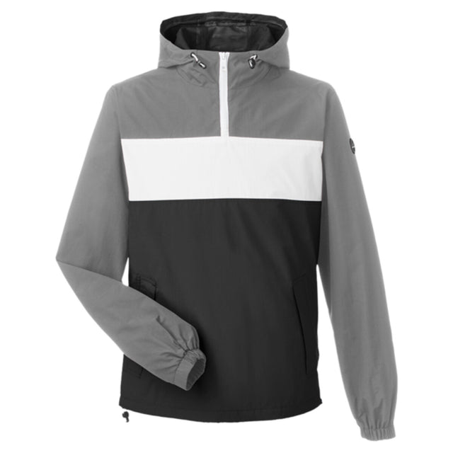 Nautica N17174 - Unisex Windward Anorak Hooded Quarter-Zip Jacket