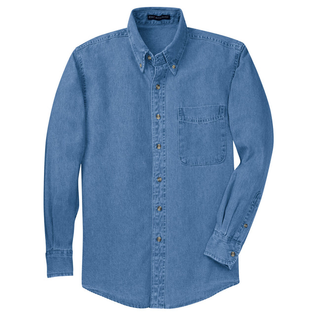 Port Authority TLS600 - Tall Long Sleeve Denim Shirt