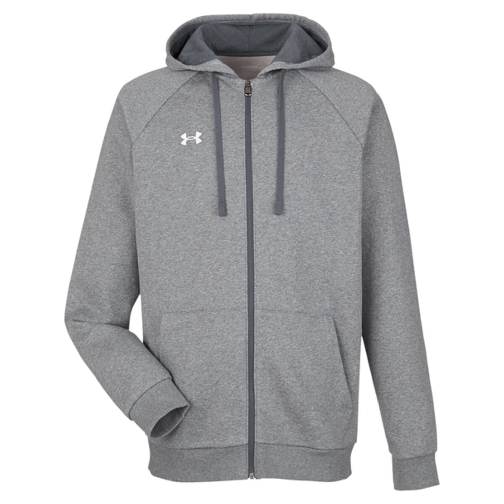 Under Armour 1379767 - Men's Rival Fleece Full-Zip - Cs Grey Light Heather/White