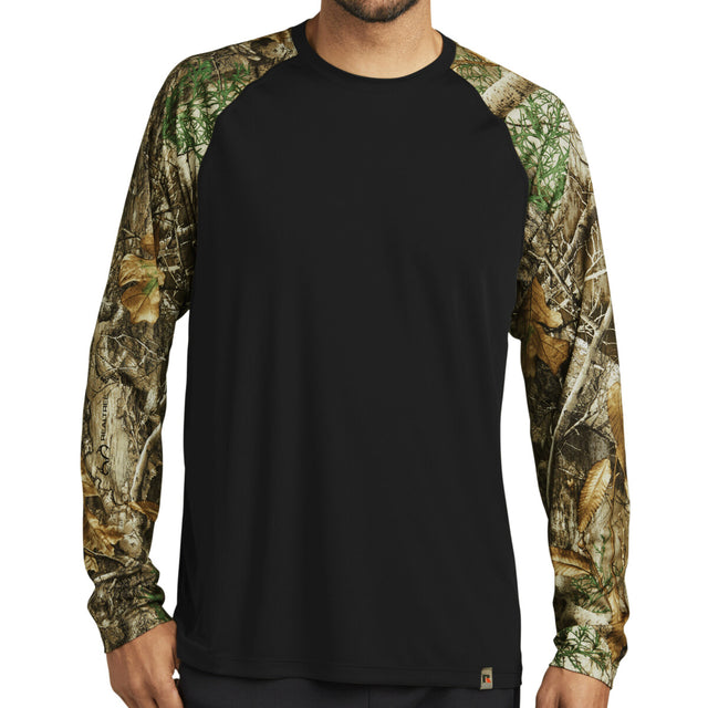 Russell Outdoors RU151LS - Realtree ® Colorblock Performance Long Sleeve Tee